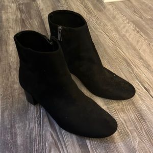 A new day target black suede booties